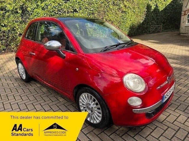 Red Used 2008 Fiat 500 Lounge Hatchback | £2,295 - Image 1/4