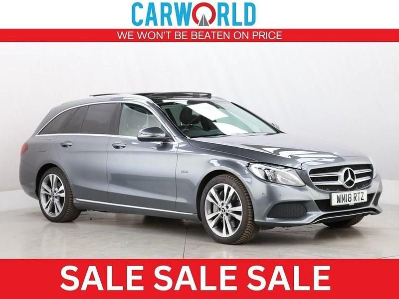 Grey Used 2018 Mercedes C350e Premium Plus Estate | £12,700 (Fair price) - Image 1/3