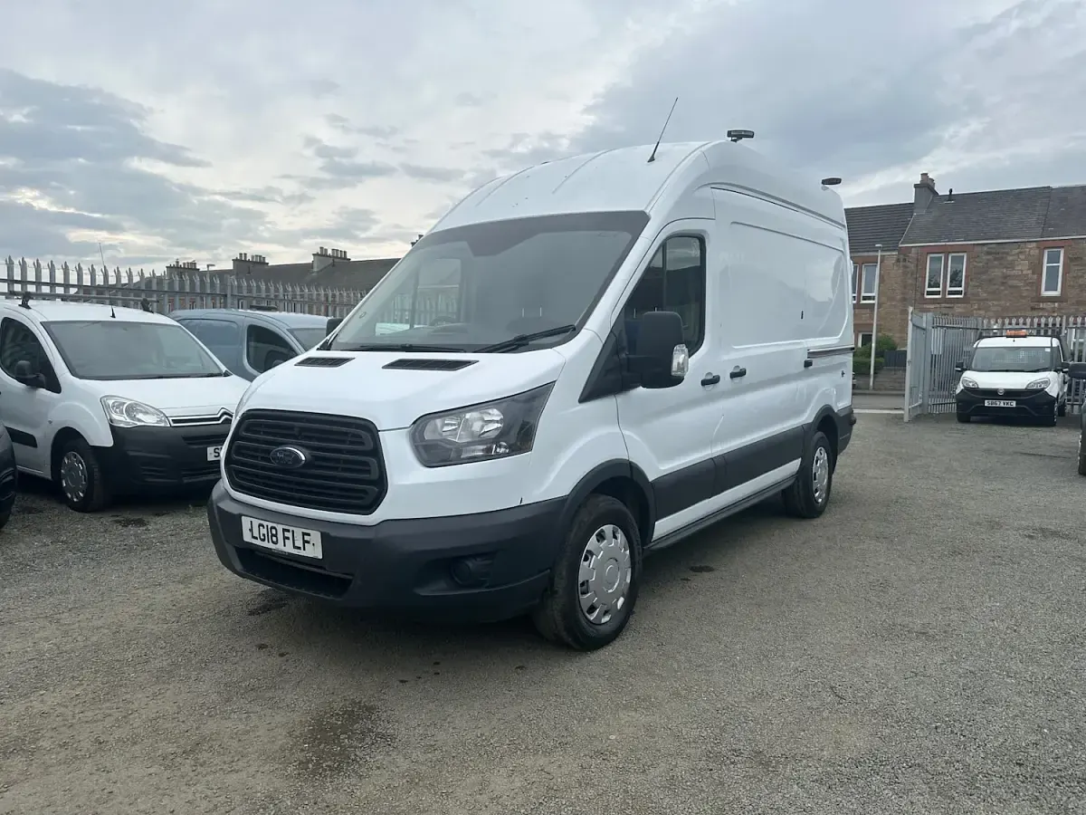 Used Ford Transit 130 HP (95 kW) 2018 White Van