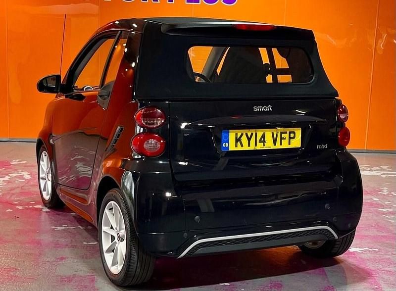 Used Smart ForTwo Cabrio Passion 71 HP (52 kW) 2014 Black Cabriolet