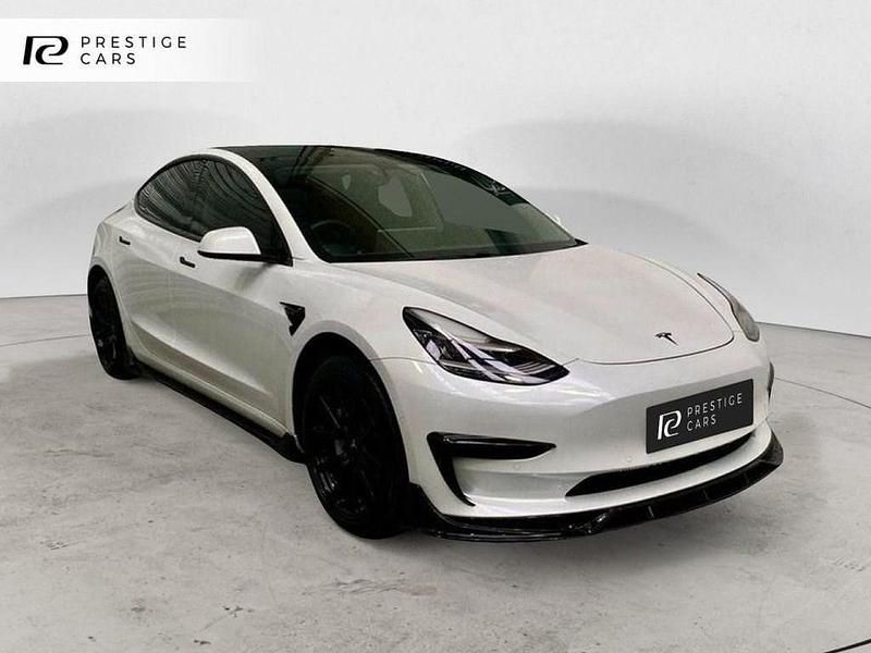 Used Tesla Model 3 Long Range AWD 366 kW (498 HP) 2021 White Sedan