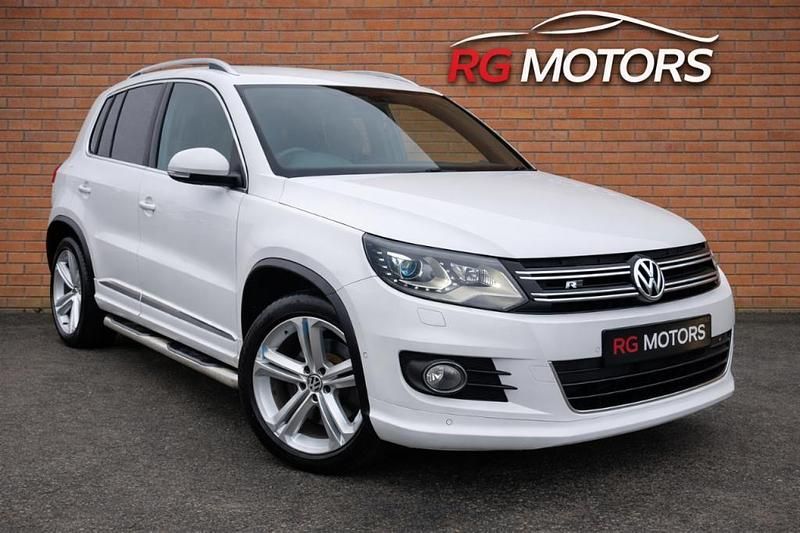 Used VW Tiguan R-line 138 HP (101 kW) 2014 White SUV
