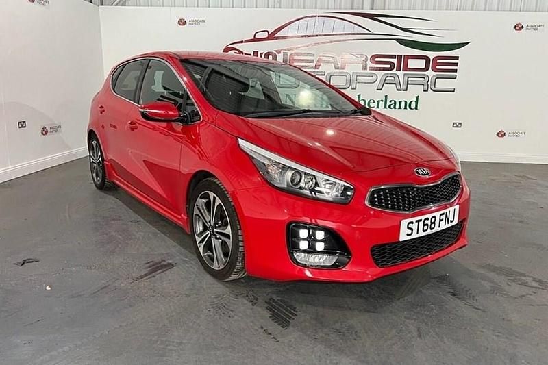 Used Kia Ceed GT-Line 134 HP (98 kW) 2018 Red Hatchback