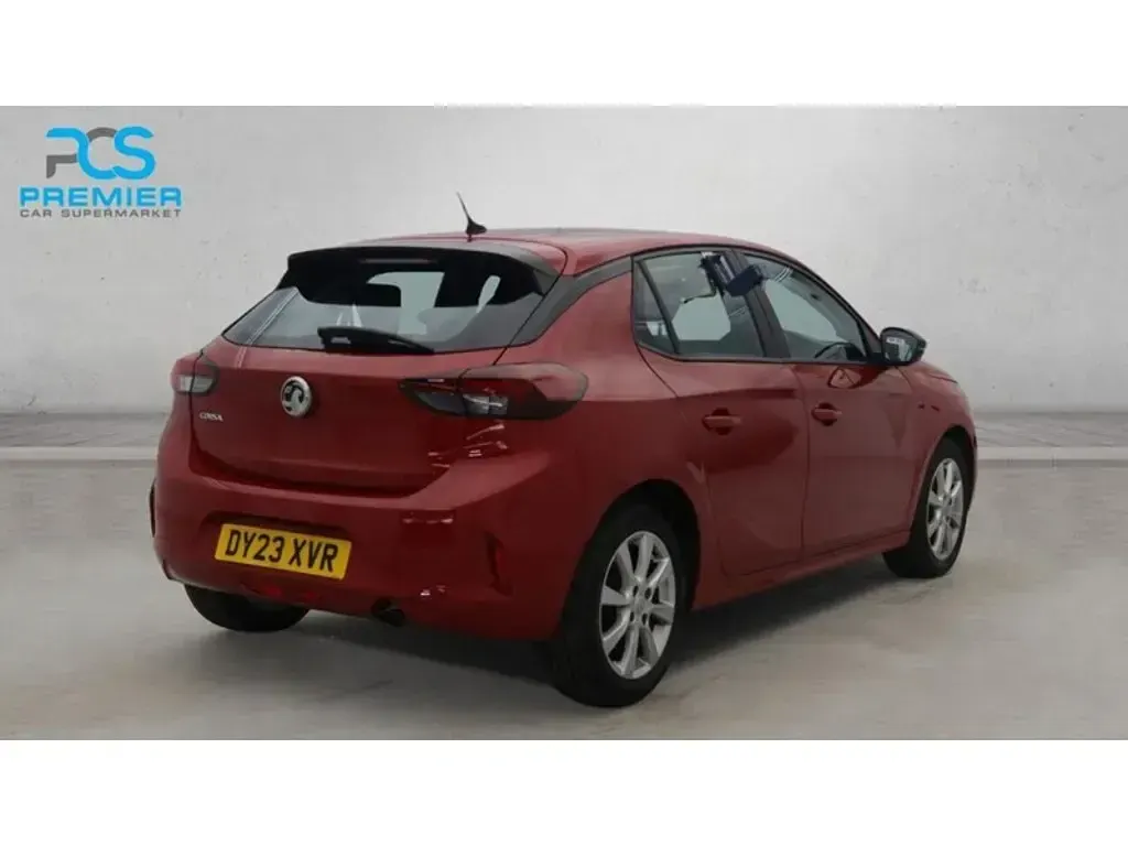 Used Vauxhall Corsa Design Edition 2023 Crimson red (metallic paint) Hatchback