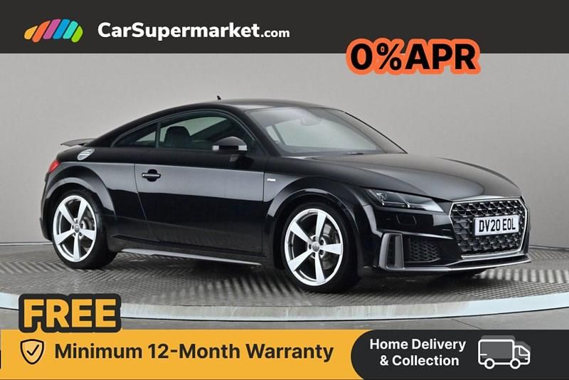 Black Used 2020 Audi TT S-Line Coupe | £25,697 (Expensive) - Image 1/4