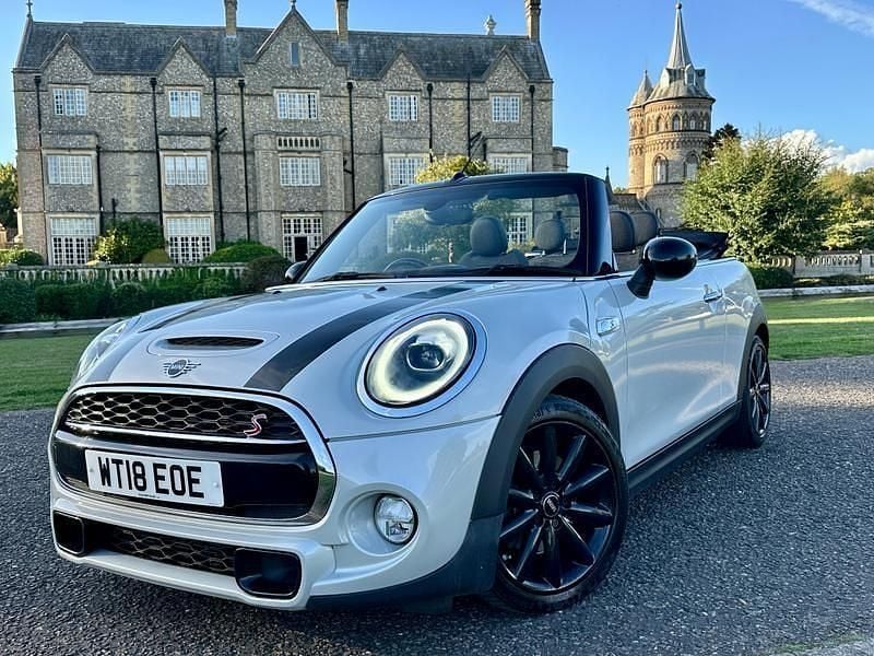 White silver metallic Used 2018 Mini Cooper S Cabriolet Cabriolet | £16,500 (A bit pricey) - Image 1/3
