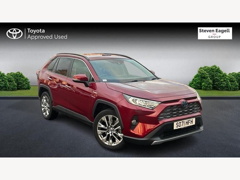 Red Used 2021 Toyota RAV4 Estate | £26,717 (Fair price) - Image 1/3