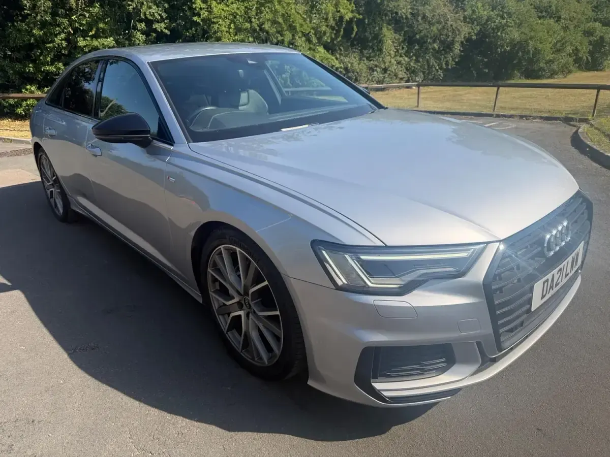 Used Audi A6 Black Edition 2021 Silver Sedan