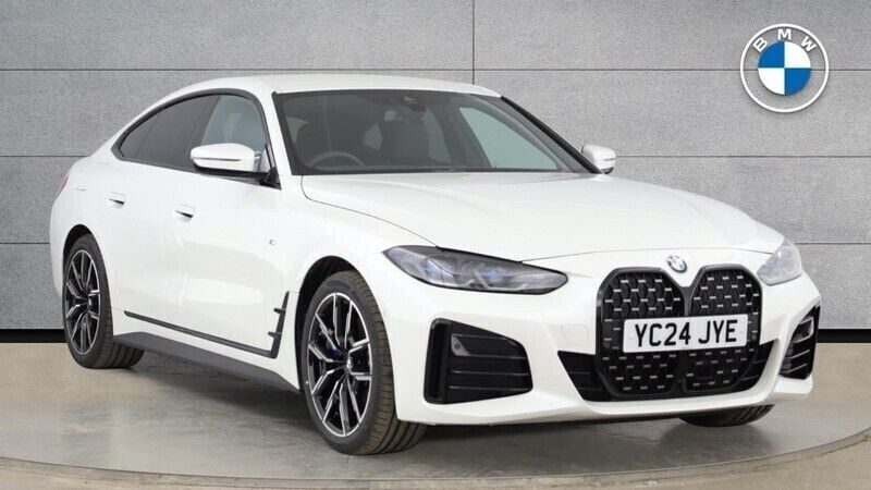 White Used 2024 BMW 420 Gran Coupé M Sport Coupe | £34,995 (Super price) - Image 1/4