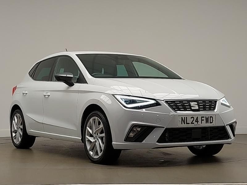 White Used 2024 Seat Ibiza XCELLENCE Hatchback | £15,998 (Fair price) - Image 1/4