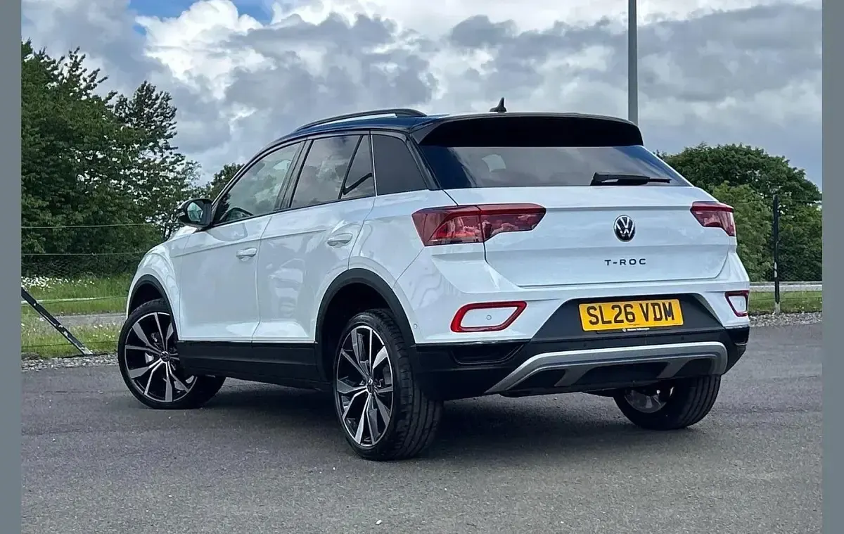New VW T-Roc Design 113 HP (83 kW) 2026 White SUV