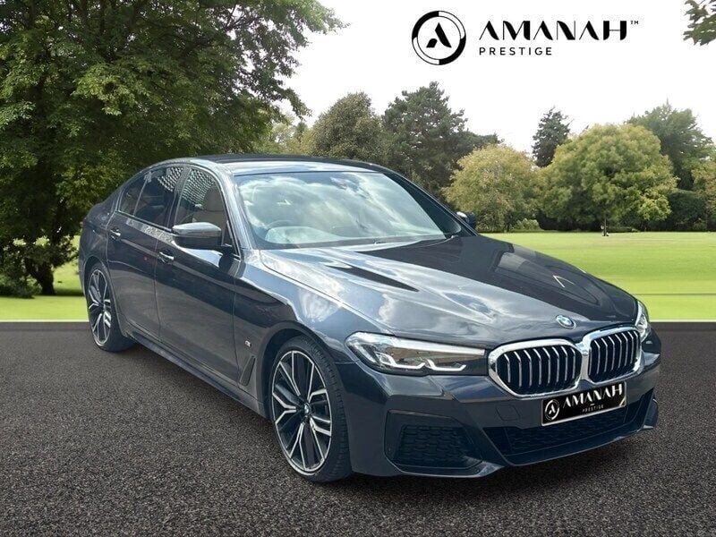 Grey Used 2021 BMW 520 M Sport Sedan | £26,490 (Fair price) - Image 1/4