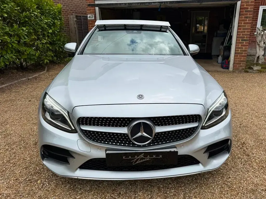 Used Mercedes C300 AMG Line Premium 258 HP (189 kW) 2019 Silver Cabriolet
