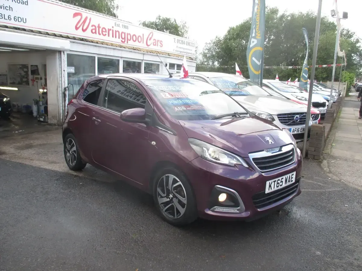 Used Peugeot 108 Allure 82 HP (60 kW) 2016 Mauve/purple Hatchback