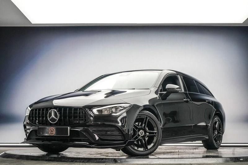 Used Mercedes CLA180 Shooting Brake AMG line 136 HP (100 kW) 2020 Black Estate