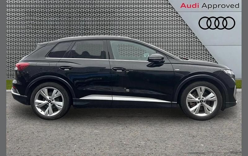 Used Audi Q4 e-tron S-Line 150 kW (204 HP) 2022 Black SUV