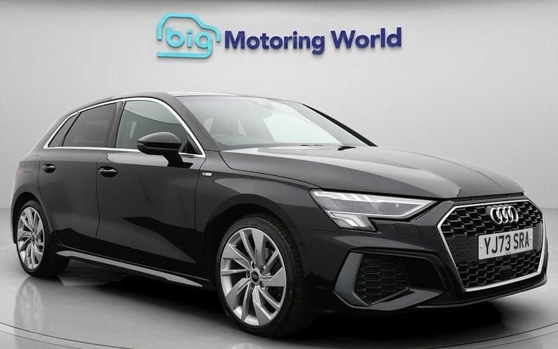 Used Audi A3 Sportback S-Line 150 HP (110 kW) 2024 Black Hatchback