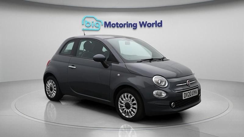 Grey Used 2020 Fiat 500 Lounge Hatchback | £8,022 (Fair price) - Image 1/4