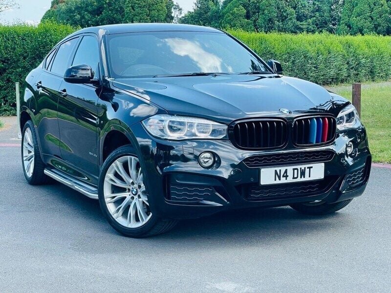 Black Used 2016 BMW X6 M Sport SUV | £23,795 (Fair price) - Image 1/4