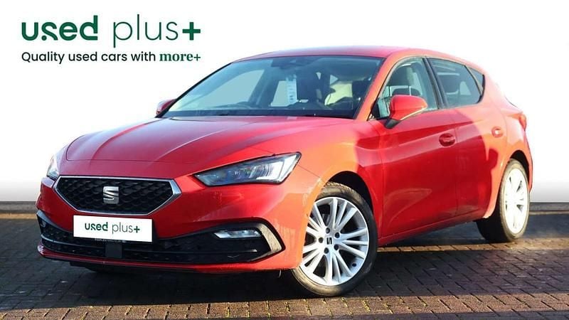 Used Seat Leon SE Dynamic 110 HP (80 kW) 2021 Red Hatchback