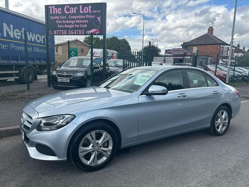 Silver Used 2015 Mercedes C220 SE Sedan | £7,995 (Good price) - Image 1/4