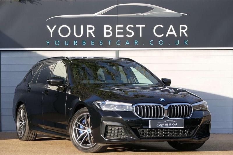 Black Used 2023 BMW 530e M Sport Estate | £27,977 (Good price) - Image 1/2
