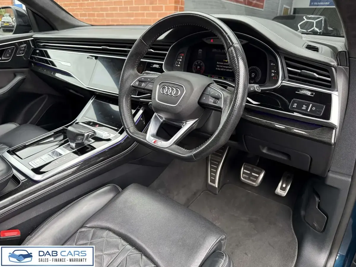 Used Audi Q8 Sport 286 HP (210 kW) 2018 Blue SUV