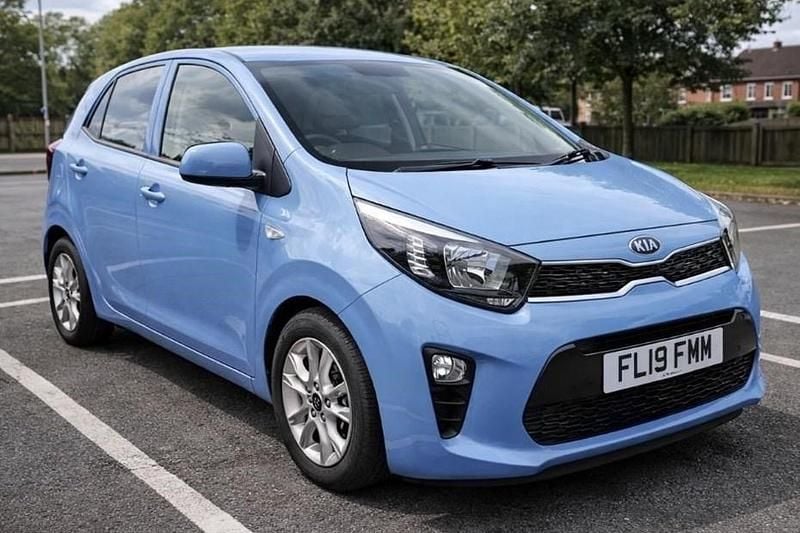 Used Kia Picanto 83 HP (61 kW) 2019 Blue Hatchback