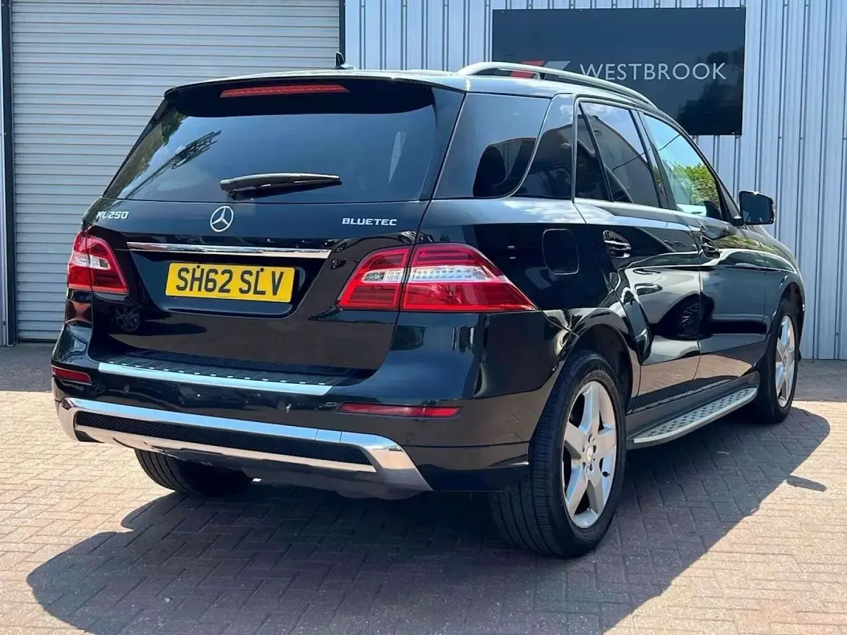 Used Mercedes ML250 204 HP (150 kW) 2012 Black SUV