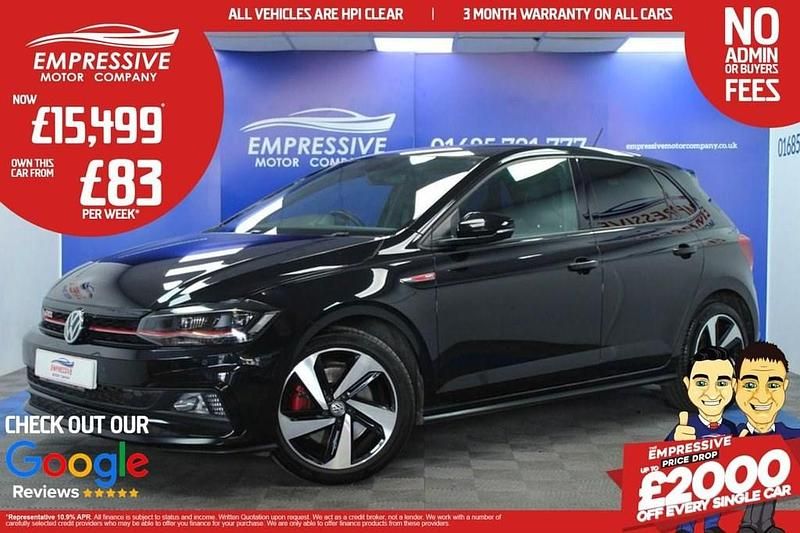 Black Used 2018 VW Polo GTI Hatchback | £15,499 (A bit pricey) - Image 1/4