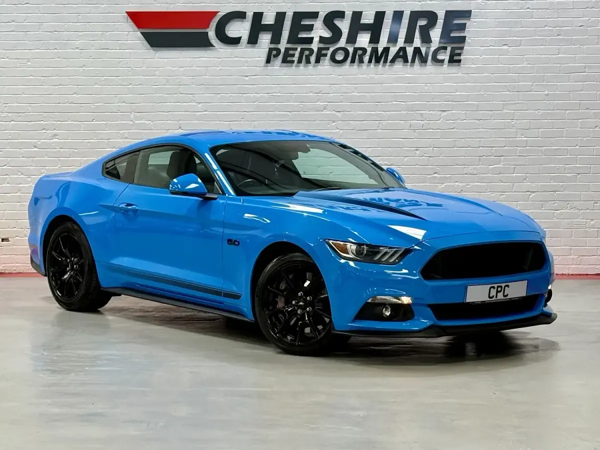 Used Ford Mustang GT 416 HP (305 kW) 2018 Blue Coupe