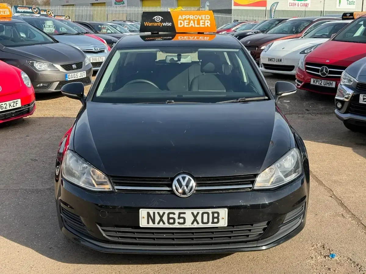 Used VW Golf VII S 110 HP (80 kW) 2015 Black Hatchback