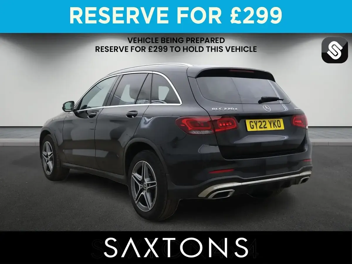 Used Mercedes GLC220 AMG line 194 HP (142 kW) 2022 Black SUV