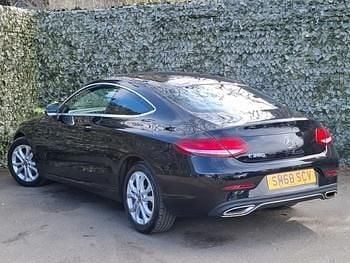 Used Mercedes C200 184 HP (135 kW) 2018 Black Coupe