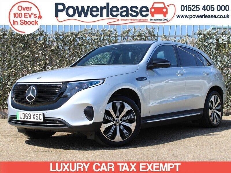 Silver Used 2019 Mercedes EQC400 Edition 1 SUV | £21,989 (Good price) - Image 1/4
