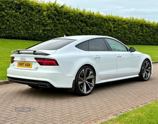 Used Audi A7 Black Edition 2017 White Hatchback