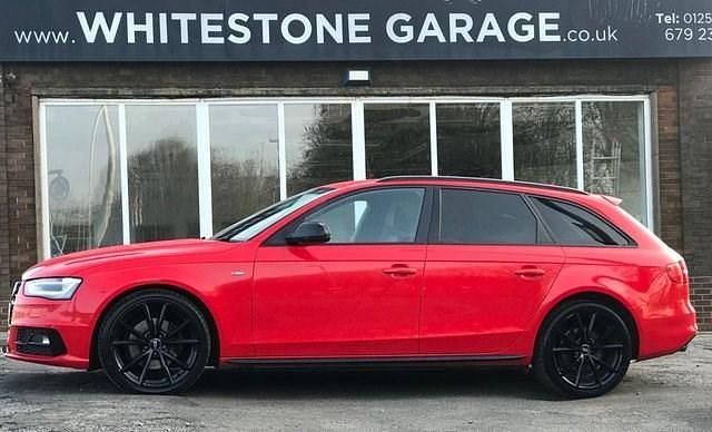 Used Audi A4 Black Edition 150 HP (110 kW) 2015 Red Estate
