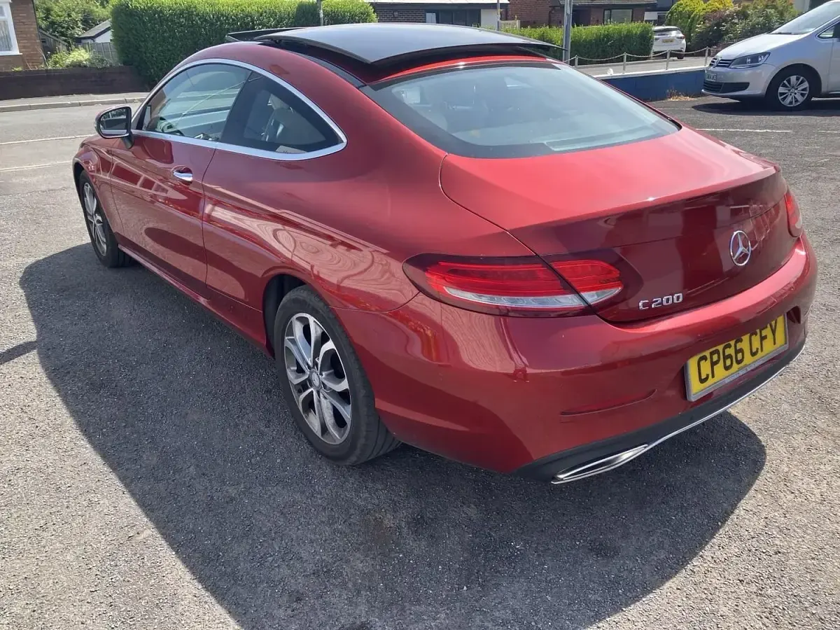 Used Mercedes C200 Premium 2016 Red Coupe