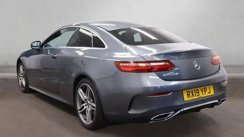 Used Mercedes E220 AMG line 194 HP (142 kW) 2019 Grey Coupe