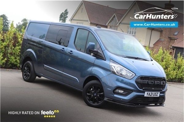Blue Used 2021 Ford Transit Custom Limited Van | £23,394 - Image 1/4