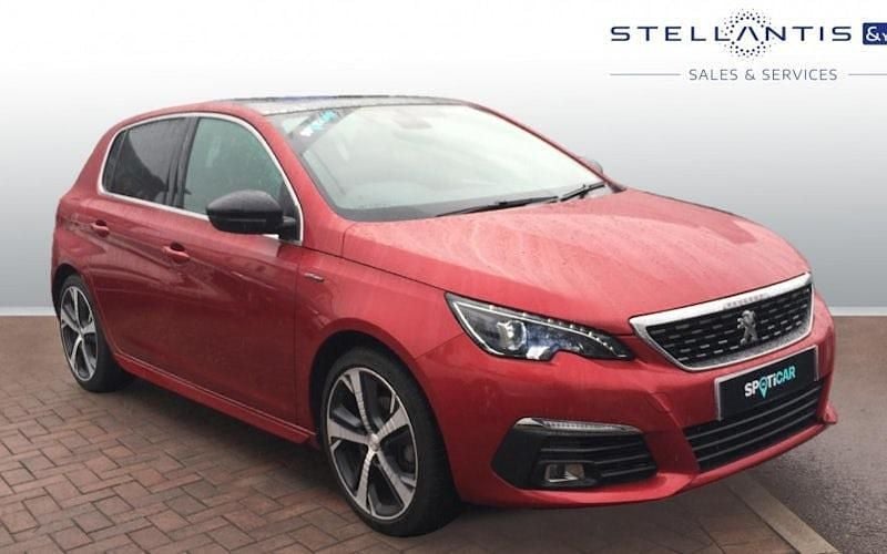Red Used 2020 Peugeot 308 GT-line Hatchback | £14,148 (Expensive) - Image 1/4