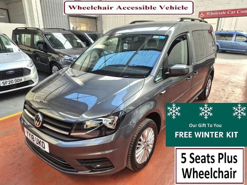 Grey Used 2018 VW Caddy Maxi Life Life MPV | £14,495 (Fair price) - Image 1/4