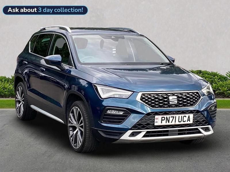 Blue Used 2021 Seat Ateca Xperience Lux SUV | £16,212 (Good price) - Image 1/3