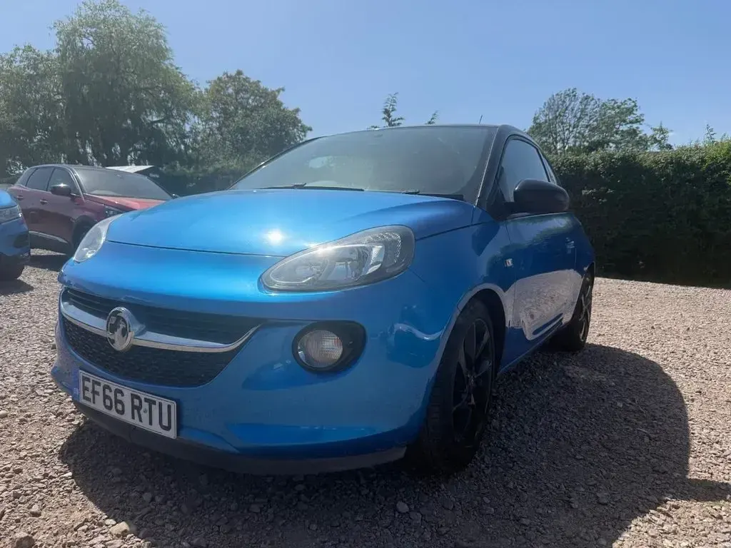Used Vauxhall Adam S 70 HP (51 kW) 2016 Blue Hatchback