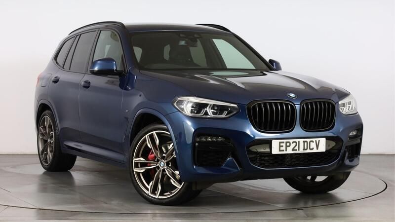 Blue Used 2021 BMW X3 M Sport SUV | £34,500 (Good price) - Image 1/4