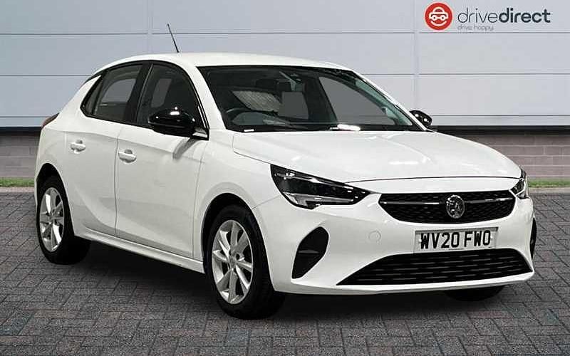 Used Vauxhall Corsa 75 HP (55 kW) 2020 White Hatchback