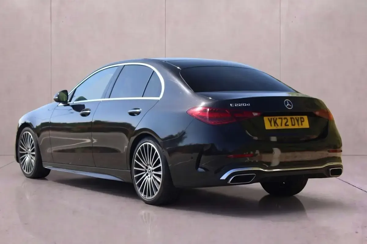 Used Mercedes C220 AMG Line Premium 197 HP (144 kW) 2022 Black Sedan