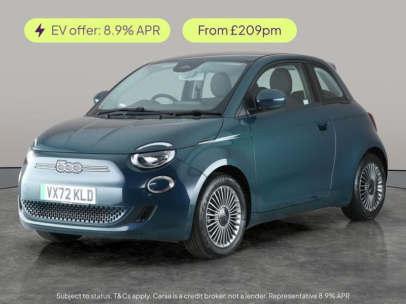 Green Used 2022 Fiat 500e Icon Hatchback | £13,009 (Fair price) - Image 1/3