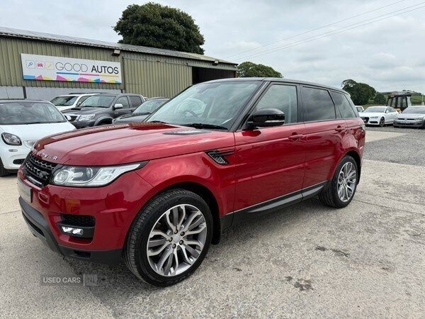 Red Used 2016 Land Rover Range Rover Sport HSE Dynamic SUV | £17,995 (Good price) - Image 1/4