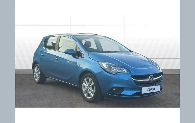 Used Vauxhall Corsa Design Edition 90 HP (66 kW) 2017 Blue Hatchback